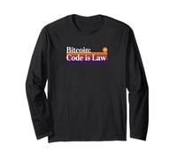 Code is law bitcoin blockchain security sats trust bitcoin Long Sleeve T-Shirt