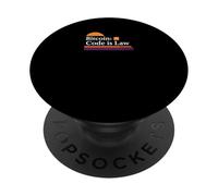 Code is law bitcoin blockchain security sats trust bitcoin PopSockets Adhesive PopGrip