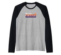 Code is law bitcoin blockchain security sats trust bitcoin Raglan Baseball Tee