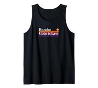 Code is law bitcoin blockchain security sats trust bitcoin Tank Top
