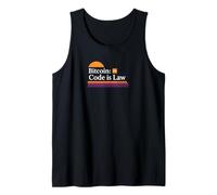Code is law bitcoin blockchain security sats trust bitcoin Tank Top