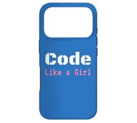 Code Like a Girl Shirt - Programming Coder Woman Case for iPhone 17 Pro