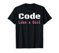 Code Like a Girl Shirt - Programming Coder Woman T-Shirt