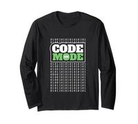 Code Mode On - Programming Software Engineer Coder AI Data Long Sleeve T-Shirt