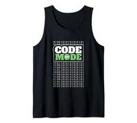 Code Mode On - Programming Software Engineer Coder AI Data Tank Top