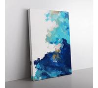 Code Of A Creature Abstract Canvas Print for Living Room Bedroom Home Office Décor, Wall Art Picture Ready to Hang, 76x50 cm (30x20 Inch) CAN3020-V1022-CK-1493