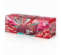 Code Red Cherry Flavour Soft Drink - 12 Can Multipack | Refreshing Beverage with Natural Flavours | Glossy Multi-Pack Box with Stylized Cherry & Landscape Design | “Refresh Then Recycle”