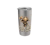 Code Red Fire Crew Firefighter Firefighting Stainless Steel Insulated Tumbler