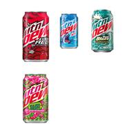 (Code Red) Mountain Dew Tasty And Refreshing Drink Pack of 12