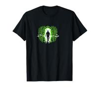 Code Silhouette Geometric Portal Glitch Typography T-Shirt