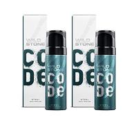 CODE Steel Long Lasting No Gas Body Perfume For Men, Pack Of 2 (150Ml Each), Spray
