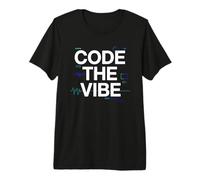 Code The Vibe Coding Design for Developers Coders Premium T-Shirt