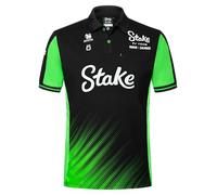 Code Zero Stake F1 Kick Sauber 2025 Men's Team Polo Shirt, Black, XL