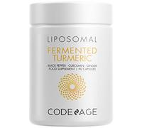 Codeage Fermented Turmeric with Essential Oils + Digestive Bitters + Adaptogenic Herbs for Improved Absorption, Joint Support, Stress Relief Supplement, Turmeric Curcumin, 90 Capsules