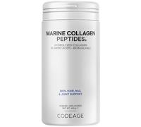 Codeage Marine Collagen Peptides Powder, Type I & III, Wild-Caught, 450g | Hydrolyzed fish collagen peptides, types I & III, 18 amino acids. Unflavored. 50 servings. Non-GMO.