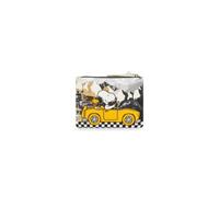 Codello Cotton Cosmetic Bag Peanuts Racing Team, Grey/Yellow
