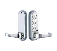 Codelocks 0510 SS CL510 Tubular Mortice Latch Mechanical Lock, Pvd Stainless Steel