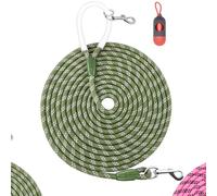 Codepets Long Rope Dog Leash for Dog Training 6FT 10FT 20FT 30FT 40FT 50FT for Medium Large Dogs Outside Walking Camping Backyard. (Green, 40FT*3/10inch)