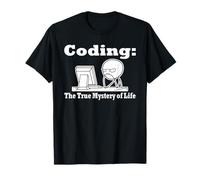 Coder Coding: The True Mystery of Life Funny Nerd Computer T-Shirt
