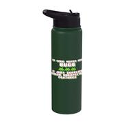 Coder Computer Binary Code Programming Programmer Stainless Steel Insulated Water Bottle