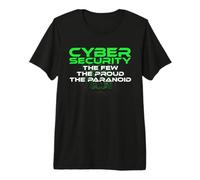 Coder Cyber Security The Few Proud The Nerd Computer Premium T-Shirt