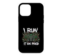 Coder DevOps I Run It On Prod Hacker Skull Case for iPhone 12 mini