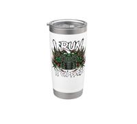 Coder Devops I Run It On Prod Hacker Skull Stainless Steel Insulated Tumbler