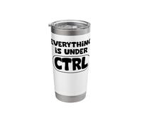 Coder Everything is Under Control CTRL Funny Programmer Stainless Steel Insulated Tumbler