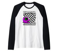 Coder Hello World Goodbye Sleep Computer Science Retro Raglan Baseball Tee