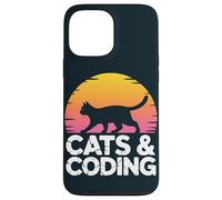 Coder Programmer Cats Coding Case for iPhone 13 Pro Max