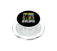 Coder Programmer Coding Software Engineer Gift Men Women PopSockets PopGrip for MagSafe