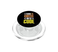 Coder Programmer Coding Software Engineer Gift Men Women PopSockets PopGrip for MagSafe