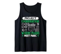Coder Project Coordination Where Plans Meet Panic Computer Tank Top