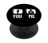 Coder Proud Programmer Funny Men Software Developer PopSockets Adhesive PopGrip