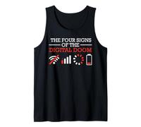 Coder The Four Signs of The Digital Doom Funny Computer Tank Top
