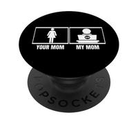 Coder Your Mom My Mom Daughter Son Funny Software Developer PopSockets Adhesive PopGrip