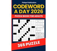 Codeword A Day 2026 - A Year of Daily Brain Challenges: 365 Fun and Engaging Puzzles from a Code Word Puzzle Book for Adults
