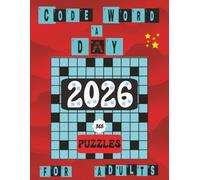 Codeword a Day 2026: Code Breaker Puzzle Book with 365 challengers for Adults, Seniors and Teens