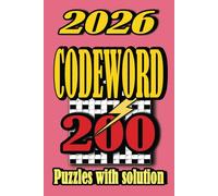 codewords puzzle book for adults 2026: 200 puzzles with solution