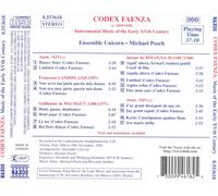 CODEX FAENZA: INSTRUMENTAL MUSIC OF THE EARLY 15TH CENTURY NEW CD