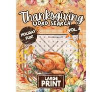 Codex Puzzles - Fun & Easy Thanksgiving Word Search for Adults, Teens, and Seniors, Large Print Volume 4: 500 Words, Festive Seasonal Fall Puzzles for ... Easy Thanksgiving Word Searches for All Ages)