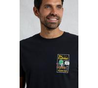 Weird Fish Codfather Back Print Artist T-Shirt Black Size M
