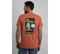 Weird Fish Codfather Heritage Wash Artist T-Shirt Baked Clay Size 4XL