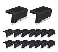 Codian 16 Pack Solar Deck Light, Solar Deck LED Lights for Outdoor, Waterproof LED Lights for Step, Railing, Wall, Patio, Garden, Stair, Yard and Driveway Path (Warm White)