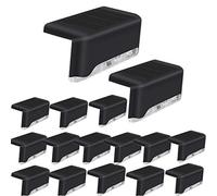 Codian 16 Pack Solar Deck Lights, Solar Deck LED Lights for Outdoor, Waterproof Solar LED Lights for Deck, Step, Railing, Wall, Patio, Garden, Stair, Yard and Driveway Path (Cool White) (SL-501)
