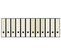 codiarts. Set of 12 Folder Labels Self-Adhesive Folder Spine Stickers - Oriental Pattern Light