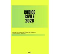 Codice Civile: con caratteri ingranditi e spaziature ottimizzate