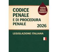 Codice penale e di procedura penale: 2026