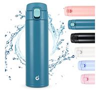 CodiCile Travel Mug, Reusable Coffee Cups with BPA-Free & Leakproof Lid,Coffee Flask for Hot and Cold Drinks,Double Wall Insulated Coffee Mug,Blue,450ml