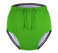 Codida Special Needs Reusable Swim Diaper - Waterproof & Leakproof Incontinence Swimwear for Toddler, Youth & Adult, Unisex Cloth Diaper Cover (Lime Green, 8-10Years)